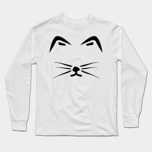 Cat Face Cutie Long Sleeve T-Shirt